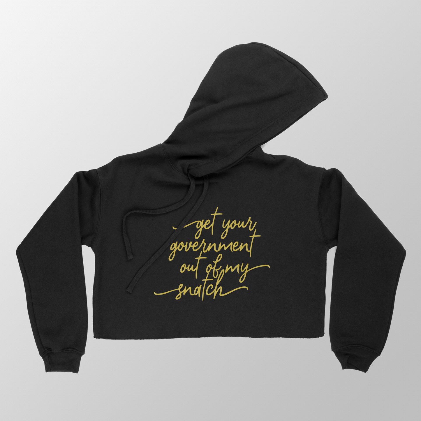 Get Your Government (JLD Edition) Cropped Hoodie