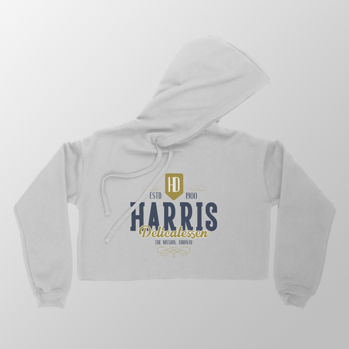 Harris Delicatessen Cropped Hoodie