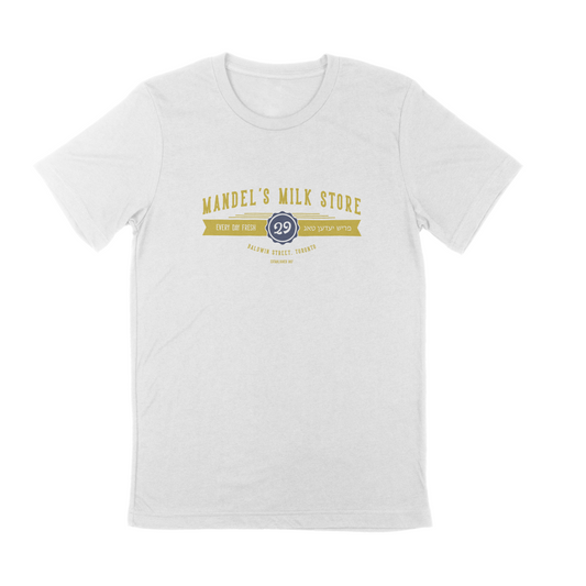 Mandel's Milk Store Crewneck Tee