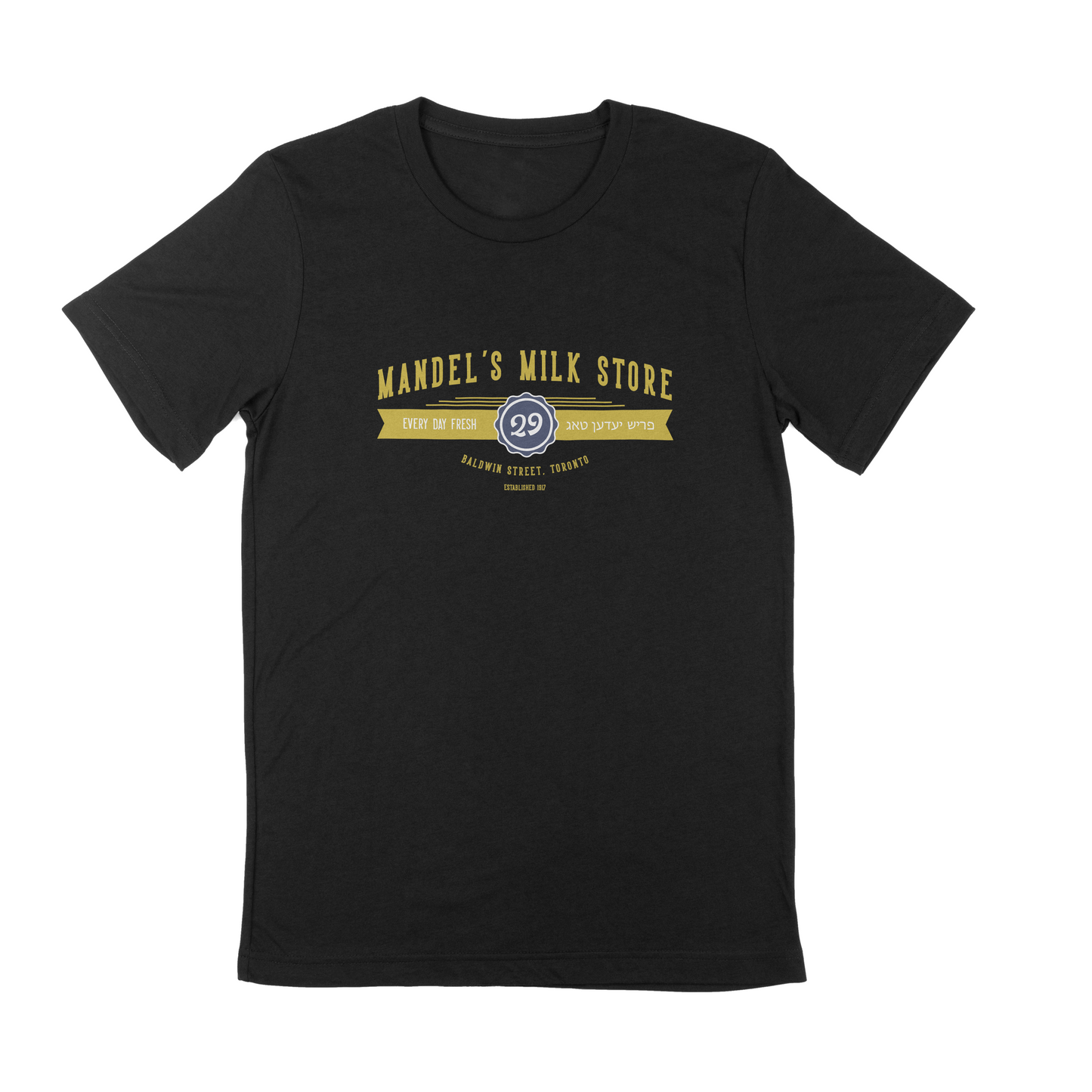 Mandel's Milk Store Crewneck Tee