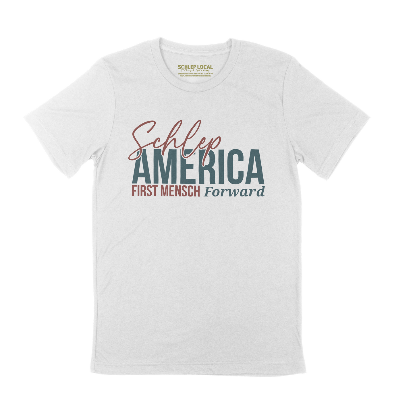 Schlep America Forward Crewneck Tee