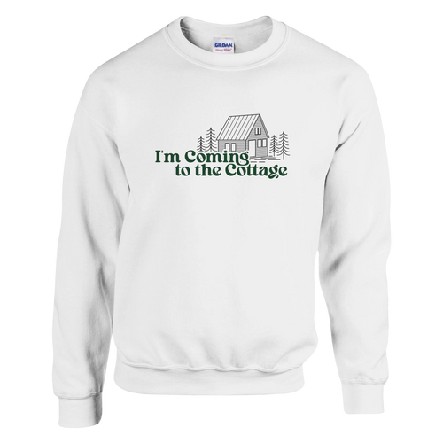 I'm Coming to the Cottage Crewneck Sweatshirt